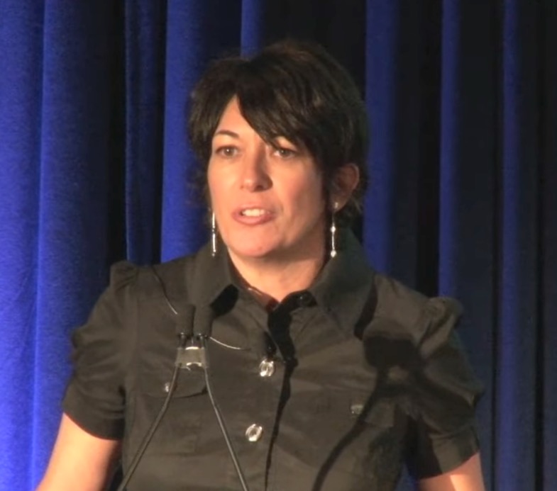 Still frame from the 2014 Ghislaine Maxwell recording